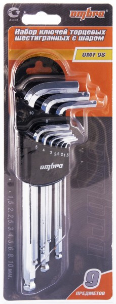 Набор ключей торцевых Ombra OMT9S : 1&nbsp;720 &#8381; 