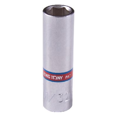 Головка торцевая глубокая шестигранная 1/4&quot;, 11/32&quot;, дюймовая KING TONY 223511S KING TONY – анонс, характеристики, MST223511S 