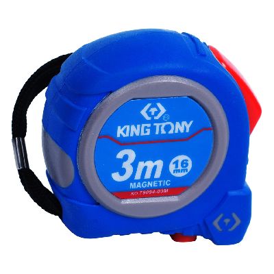 Цена по акции на рулетка измерительная 3 м, полотно 16 мм, магнитный крюк king tony 79094-03m в магазине Инструмент-24