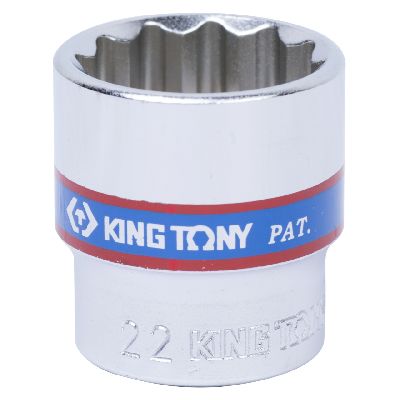 Головка торцевая стандартная двенадцатигранная 3/8&quot;, 22 мм KING TONY 333022M KING TONY – анонс, характеристики, MST333022M 