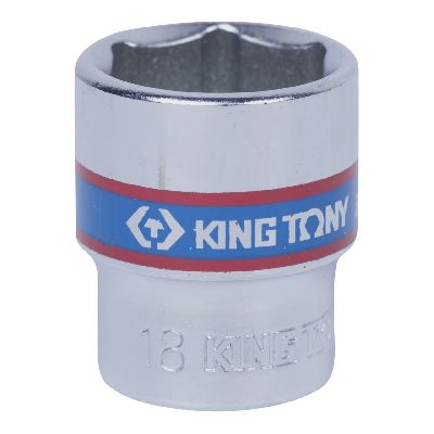 Головка торцевая стандартная шестигранная 3/8&quot;, 18 мм KING TONY 333518M KING TONY – анонс, характеристики, MST333518M 