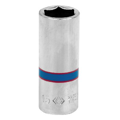 Головка торцевая глубокая шестигранная 1/4&quot;, 15 мм KING TONY 223515M KING TONY – анонс, характеристики, MST223515M 