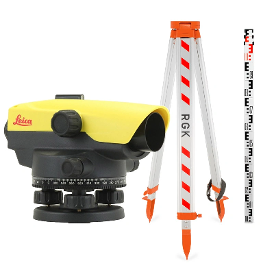 Комплект оптический нивелир Leica NA 524 с поверкой штатив рейка - 3 в 1 (4610011878350) LEICA – анонс, характеристики, 