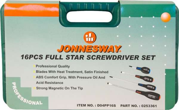 Набор отверток стержневых Jonnesway D04PP16S : 9&nbsp;700 &#8381; 