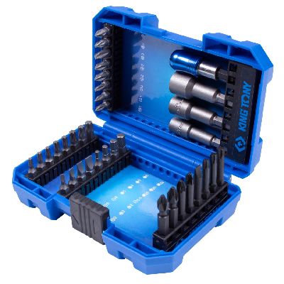 Набор вставок (бит) 1/4&quot;, PH, PZ, Hex, Torx, Slotted, 36 предметов KING TONY 1036MR KING TONY – анонс, характеристики, MST1036MR 