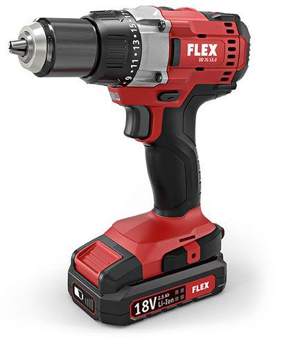 Детальное изображение : двухскоростной аккумуляторный шуруповерт flex dd 2g 18.0