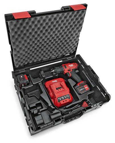 Детальное изображение : двухскоростной аккумуляторный шуруповерт flex dd 2g 10.8-ld/4.0 set