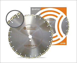 Алмазный диск ADTnS D400x25,4 RM-W : детальное описание и быстрый заказ