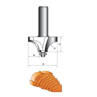 Фреза кромочная калевочная STRONG СТФ-1019 33/16 – купить в , подробное изображение 
