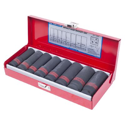 Набор ударных глубоких торцевых головок 1/2&quot;, шестигранные, 1/2&quot;-15/16&quot;, 8 предметов KING TONY 4410SP KING TONY – анонс, характеристики, MST4410SP 