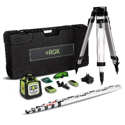Комплект ротационного нивелира с раздвижным штативом RGK SP-100G COMBO (759557) RGK – анонс, характеристики, 