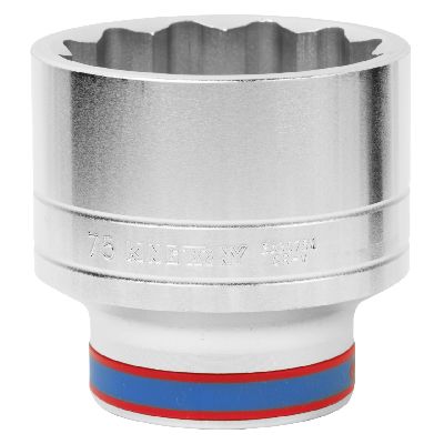 Головка торцевая стандартная двенадцатигранная 1&quot;, 75 мм KING TONY 833075M KING TONY – анонс, характеристики, MST833075M 