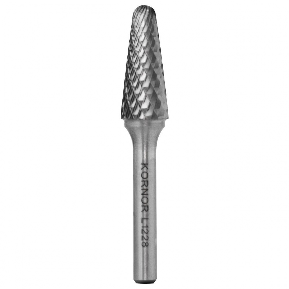 Борфреза сфероконическая KORNOR L0822BM06 насечка двойная типа L