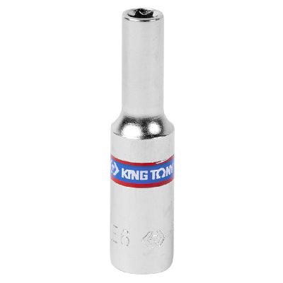 Головка торцевая TORX Е-стандарт 1/4&quot;, E6, L = 50 мм KING TONY 227506M KING TONY – анонс, характеристики, MST227506M 