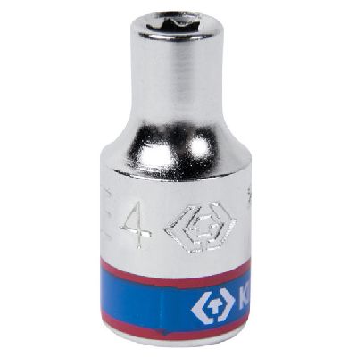 Головка торцевая TORX Е-стандарт 1/4&quot;, E4, L = 24 мм KING TONY 237504M KING TONY – анонс, характеристики, MST237504M 