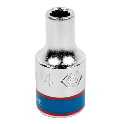Головка торцевая стандартная двенадцатигранная 1/4&quot;, 4 мм KING TONY 233004M KING TONY – анонс, характеристики, MST233004M 