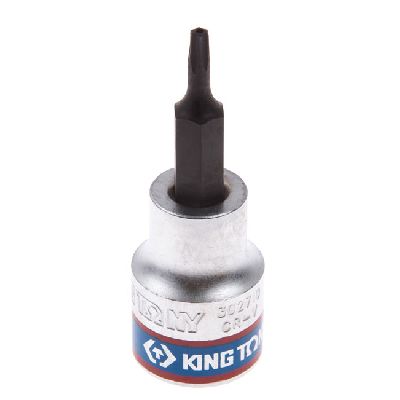 Насадка (бита) торцевая 3/8&quot;, Torx, T10, L = 50 мм, с отверстием KING TONY 302710 KING TONY – анонс, характеристики, MST302710 