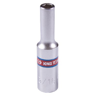 Головка торцевая глубокая шестигранная 1/4&quot;, 3/16&quot;, дюймовая KING TONY 223506S KING TONY – анонс, характеристики, MST223506S 