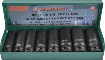 Набор головок ударных Jonnesway S03AD3108S – анонс, характеристики, S03AD3108S 