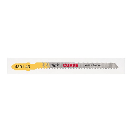 Полотна для лобзика Milwaukee 75x2.5 mm Curve - 5шт для фигурной резки – анонс, характеристики, 
