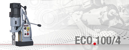 EUROBOOR ECO.100/4 Магнитный сверлильный станок – анонс, характеристики, 