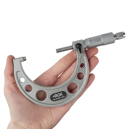 Цена по акции на микрометр rgk mpm-75 (757010) в магазине Инструмент-24