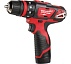 Детальное изображение : milwaukee m12 bddx-202x дрель шуруповерт с насадками