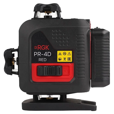 Лазерный уровень RGK PR-4D Red с красным лучом (756822) RGK – анонс, характеристики, 