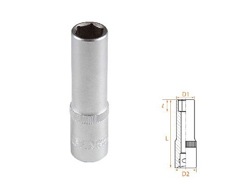 Головка торцевая глубокая шестигранная 3/8&quot;, 11 мм AFFIX AF00130011 AFFIX – анонс, характеристики, MSTAF00130011 