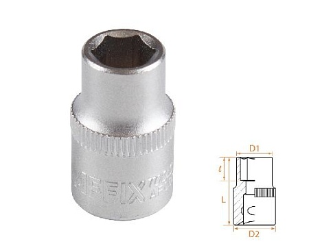 Головка торцевая стандартная шестигранная 3/8&quot;, 9 мм AFFIX AF00030009 AFFIX – анонс, характеристики, MSTAF00030009 