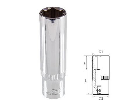 Головка торцевая глубокая шестигранная 3/8&quot;, 12 мм TOLSEN TT16362 TOLSEN – анонс, характеристики, MSTTT16362 
