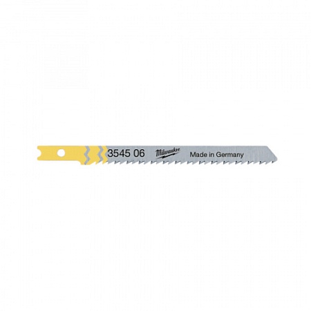 Полотна для лобзика Milwaukee 75 x 4 mm - 5шт с U-образным хвостовиком – анонс, характеристики, 