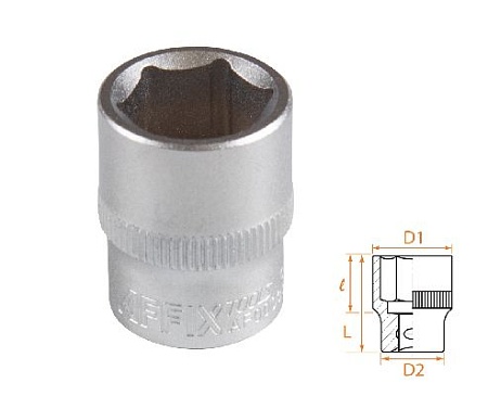 Головка торцевая стандартная шестигранная 3/8&quot;, 15 мм AFFIX AF00030015 AFFIX – анонс, характеристики, MSTAF00030015 