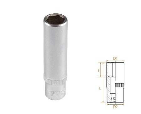Головка торцевая глубокая шестигранная 1/4&quot;, 9 мм AFFIX AF00120009 AFFIX – анонс, характеристики, MSTAF00120009 