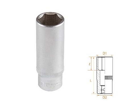 Головка торцевая глубокая шестигранная 1/4&quot;, 13 мм AFFIX AF00120013 AFFIX – анонс, характеристики, MSTAF00120013 