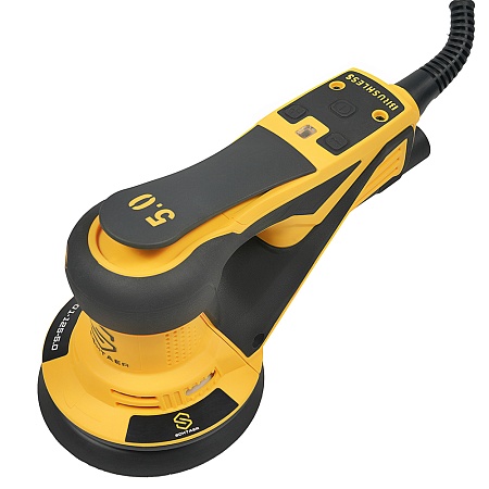 *SCH-01-125-5.0 шлиф. машинка ручная 220V/50Hz, 350W, эксцентрик 5,0 мм SCHTAER – анонс, характеристики, 