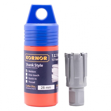 Корончатое сверло Kornor TCT Rail weldon 19 22x30 – анонс, характеристики, 