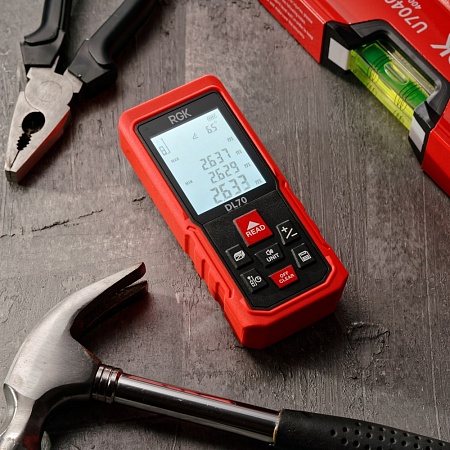 Лазерный дальномер RGK DL70 (4610011873911) RGK – анонс, характеристики, 