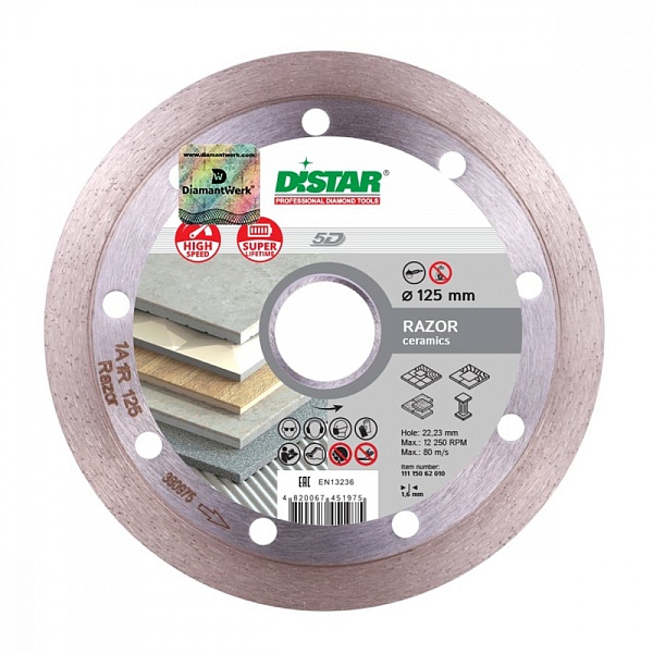 Алмазный диск DISTAR 1A1R RAZOR D150 : детальное описание и быстрый заказ