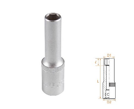 Головка торцевая глубокая шестигранная 3/8&quot;, 8 мм AFFIX AF00130008 AFFIX – анонс, характеристики, MSTAF00130008 