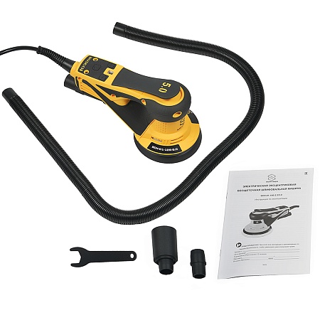 *SCH-01-125-5.0 шлиф. машинка ручная 220V/50Hz, 350W, эксцентрик 5,0 мм SCHTAER – анонс, характеристики, 