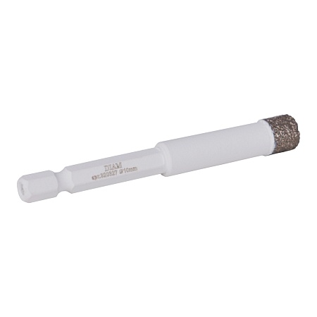 Сверло алмазное DIAM 10x35x1/4 HEX-E Extra Line V-TECH (в.спекание) (320327) DIAM – анонс, характеристики, 320327 
