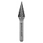 Борфреза коническая KORNOR M0413BM03 насечка двойная типа M – купить в , подробное изображение 
