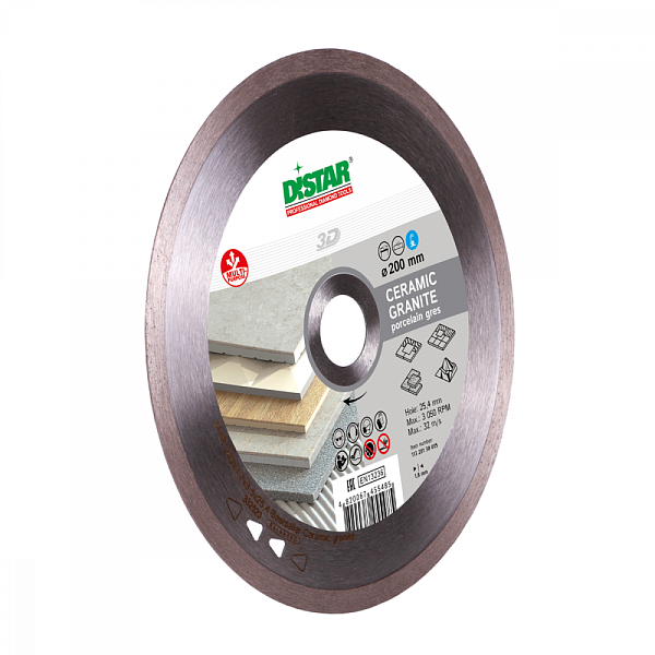 Алмазный диск DISTAR 1A1R Bestseller Ceramic granite D250 : детальное описание и быстрый заказ