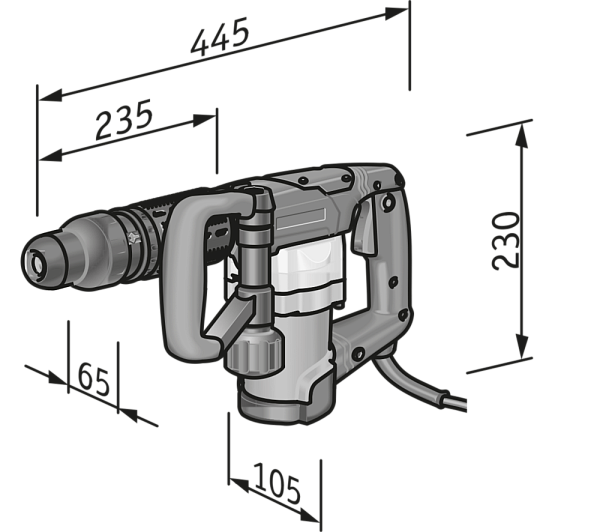 Детальное изображение : отбойный молоток flex dh 5 sds-max 230/cee