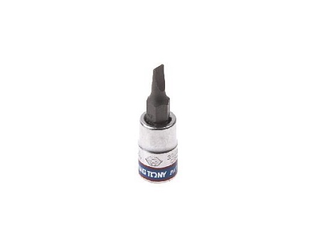 Насадка (бита) торцевая 1/4&quot;, Slotted, 4х0,8 мм, L = 37 мм KING TONY 203204 KING TONY – анонс, характеристики, MST203204 
