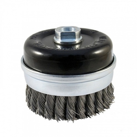 Щётка чашечная жгутовая с кольцом для УШМ, METAL Standard, 100xМ14 - ST0.50 - RPM 8500 &quot;D.BOR&quot; – анонс, характеристики, 