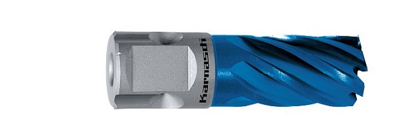 Корончатое сверло Karnasch Blue-Line L30 D13 HSS-XE Universal/Weldon 19 мм – купить в , подробное изображение 
