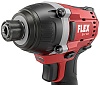 Детальное изображение : аккумуляторная ударная дрель-шуруповерт flex id 1/4&quot; 18.0/2.5 set