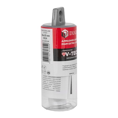Сверло алмазное DIAM 6x35xМ14 Extra Line V-TECH (320264) DIAM – анонс, характеристики, 320264 